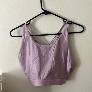 Soulcycle Cire High Beck Front Row Purple Bra SIZE L